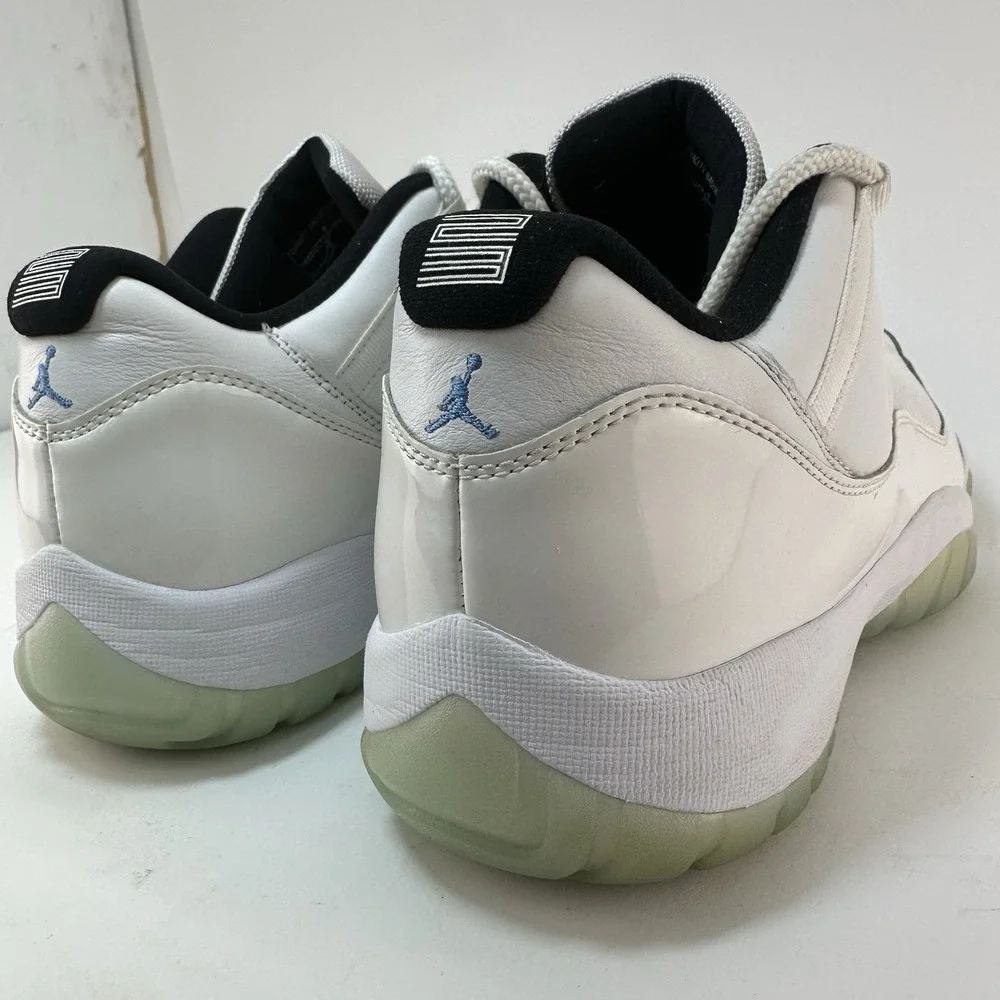 Nike Air Jordan 11 Retro Low Legend Blue Size 13 White AV2187-117 OG Box